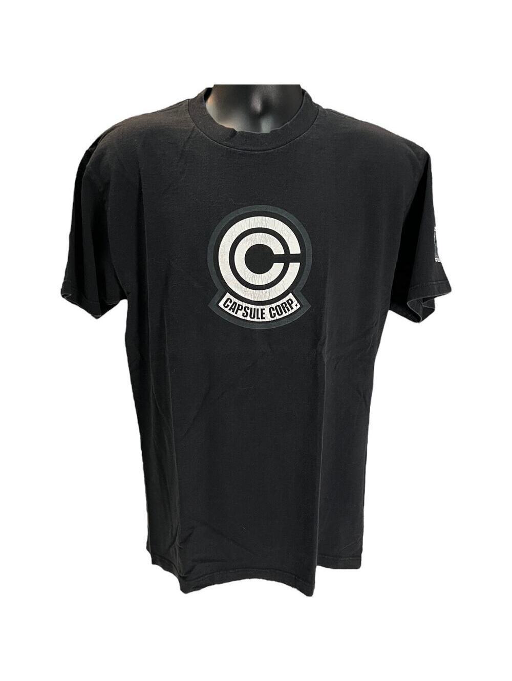 Vintage 2000 Dragon Ball Z Capsule Corp Black T-Shirt Large